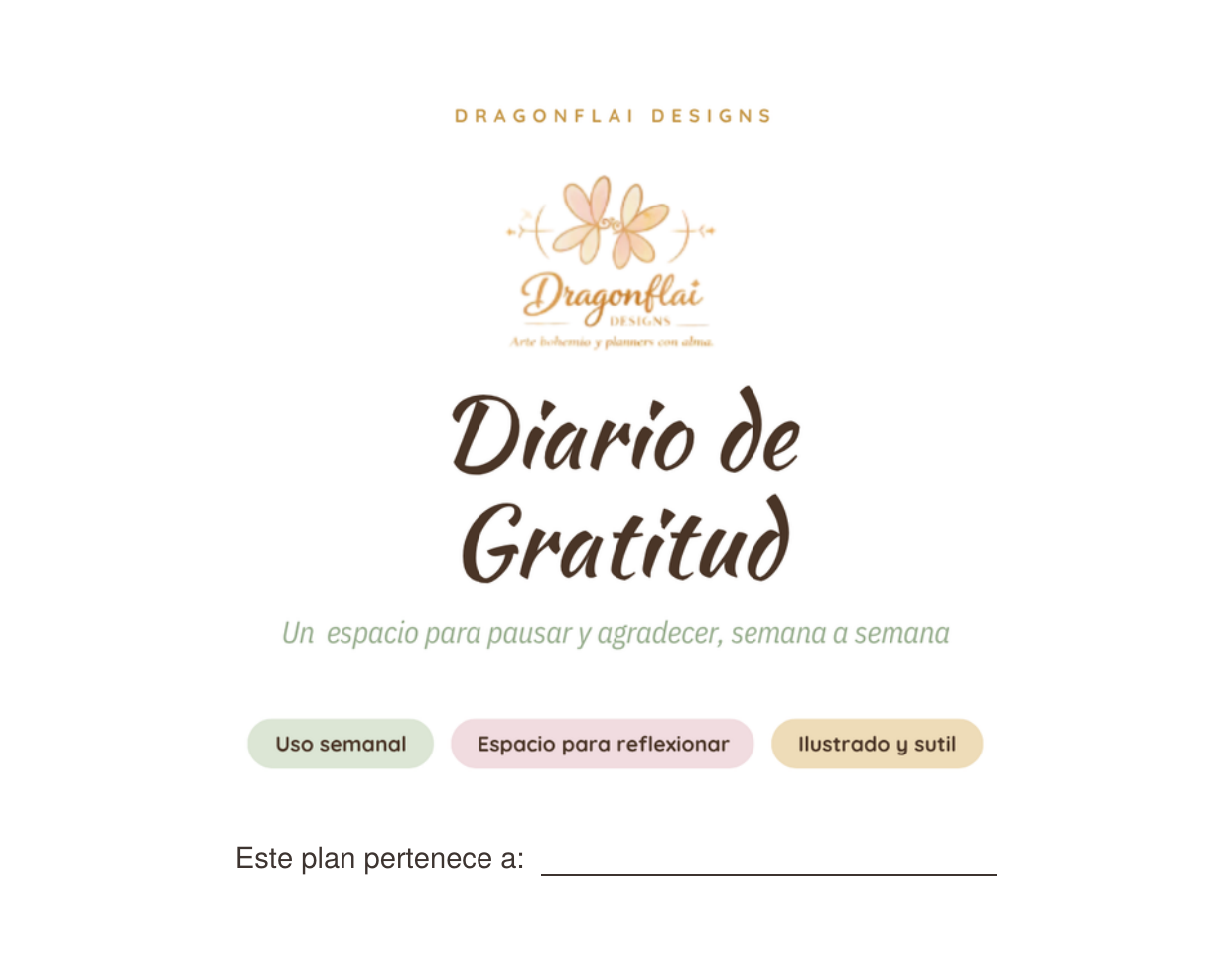 Diario de Gratitud